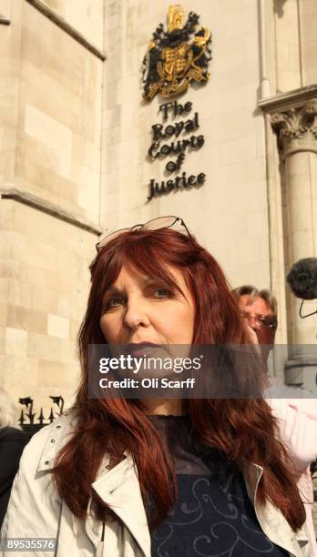 Janis Sharp , the mother of British hacker Gary McKinnon arrives at the High Court bid to avoid her son's extradition to the United States on July...