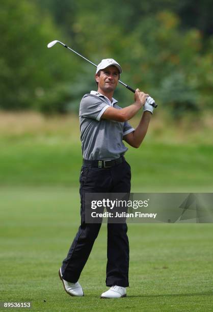 Steve Webster of England in action during day two of the Moravia Silesia Open Golf on July 31, 2009 in Celadna, Czech Republic.