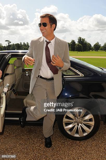 Clive Owen attends private lunch hosted by Audi at Goodwood on July 30, 2009 in Chichester, England.