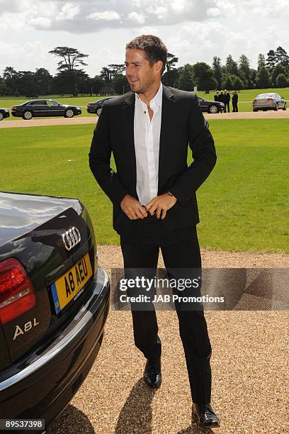 Jamie Redknapp attends private lunch hosted by Audi at Goodwood on July 30, 2009 in Chichester, England.