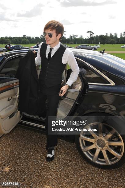 Richard Jones from The Feeling attends private lunch hosted by Audi at Goodwood on July 30, 2009 in Chichester, England.