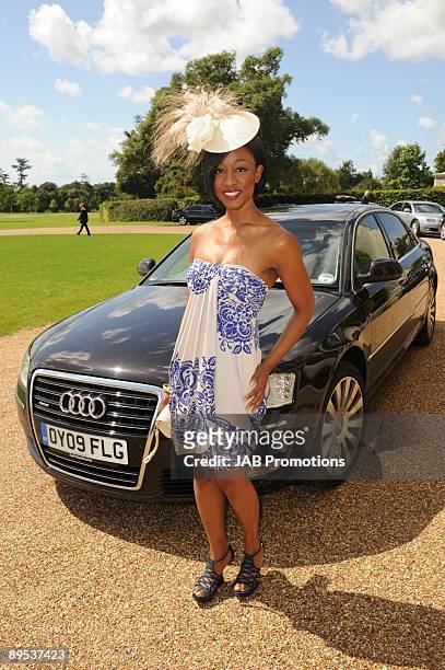 Beverley Knight attends private lunch hosted by Audi at Goodwood on July 30, 2009 in Chichester, England.