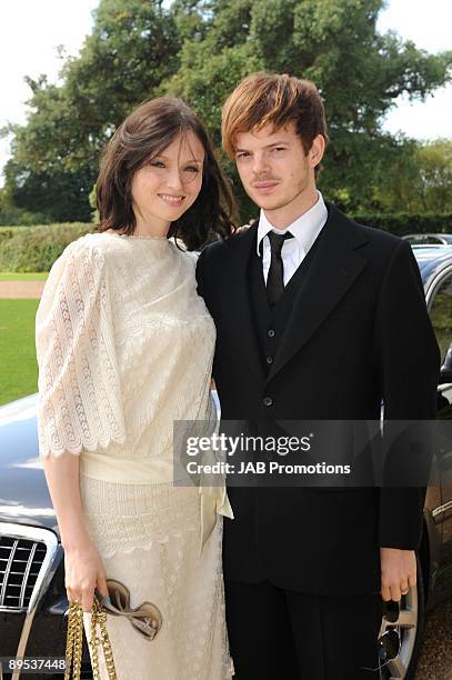 Sophie Ellis-Bextor and Richard Jones attend private lunch hosted by Audi at Goodwood on July 30, 2009 in Chichester, England.