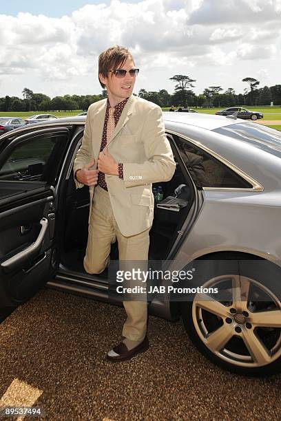 Dan Gillespie-Sells from The Feeling attends a private lunch hosted by Audi at Goodwood on July 30, 2009 in Chichester, England.