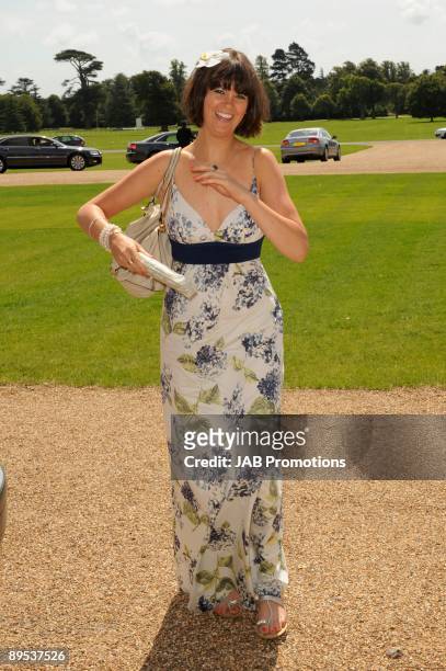 Dawn Porter attends a private lunch hosted by Audi at Goodwood on July 30, 2009 in Chichester, England.