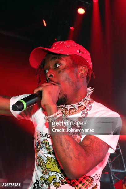 Lil Uzi Vert performs at Terminal 5 on December 18, 2017 in New York City.
