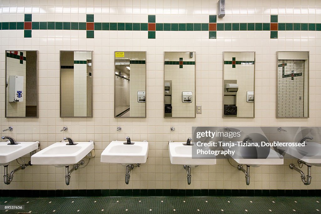 Interior of washroom