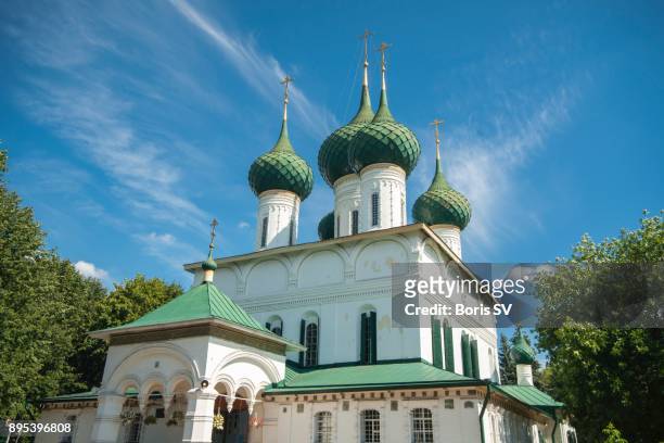 fedorovsky cathedral in yaroslavl, russia - yaroslavl stock pictures, royalty-free photos & images
