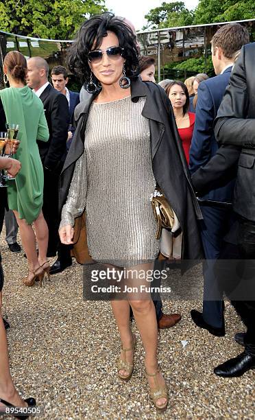 Nancy Dell'Olio attends the annual summer party at The Serpentine Gallery on July 9, 2009 in London, England.