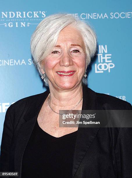 Actress Olympia Dukakis attends The Cinema Society and The New Yorker screening of "In The Loop" at IFC Center on July 13, 2009 in New York City.