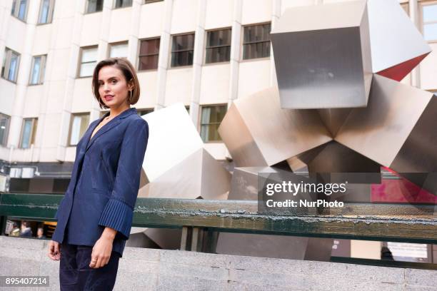 The actress Veronica Echegui attends the presentation of the movie ME ESTAS MATANDO, SUSANA in Madrid. Spain. December 19, 2017