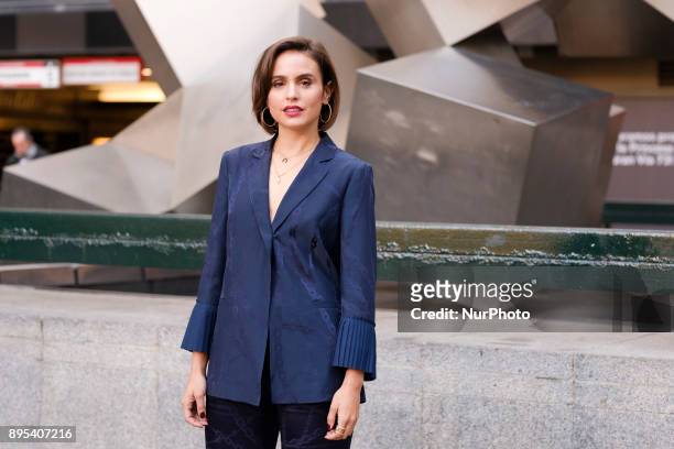The actress Veronica Echegui attends the presentation of the movie ME ESTAS MATANDO, SUSANA in Madrid. Spain. December 19, 2017