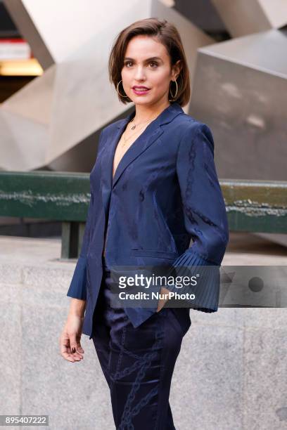 The actress Veronica Echegui attends the presentation of the movie ME ESTAS MATANDO, SUSANA in Madrid. Spain. December 19, 2017
