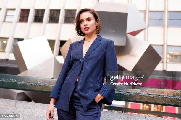 The actress Veronica Echegui attends the presentation of the movie ME ESTAS MATANDO, SUSANA in Madrid. Spain. December 19, 2017