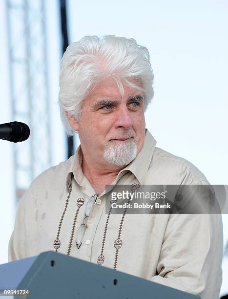 Michael McDonald performs at the 27th Annual Quick Chek New Jersey Festival of Ballooning at Solberg Airport on July 26, 2009 in Readington, New...