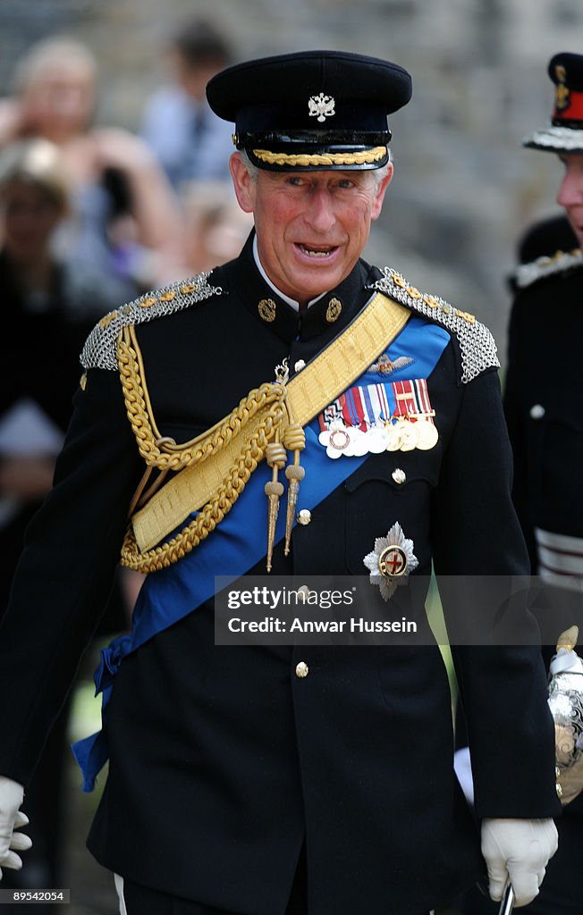 The Prince Of Wales Visits 1st The Queen's Dragoon Guards