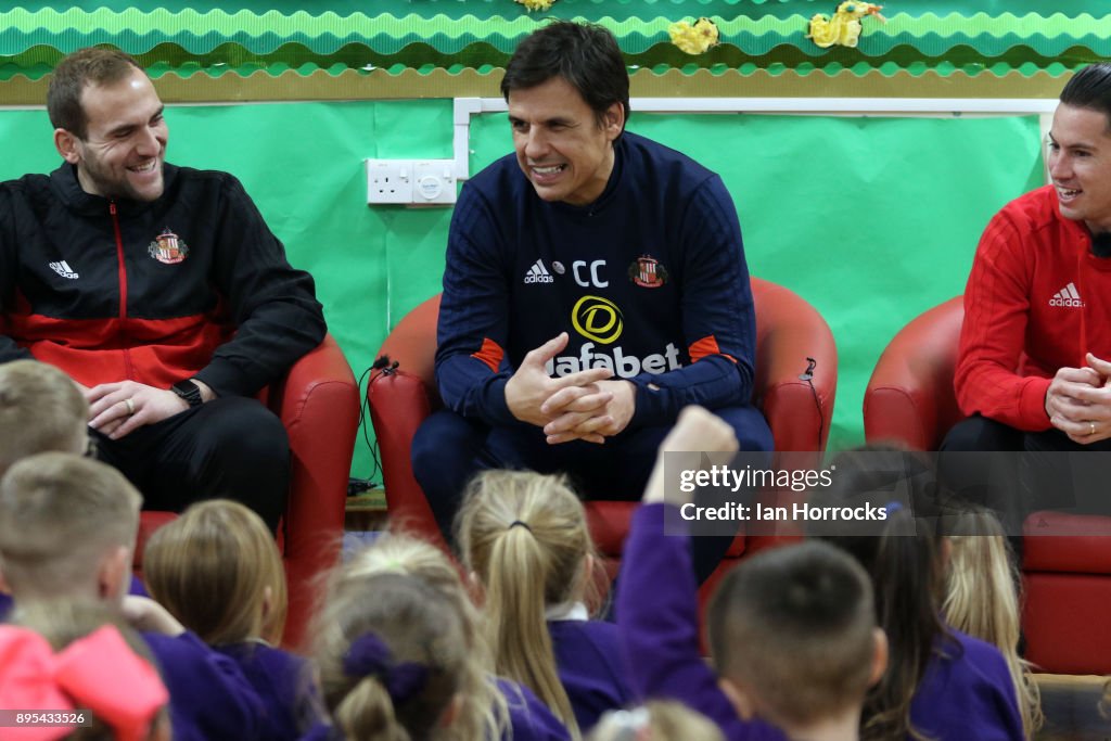 Sunderland Staff Deliver a Gift for the "For Bradley" Campaign