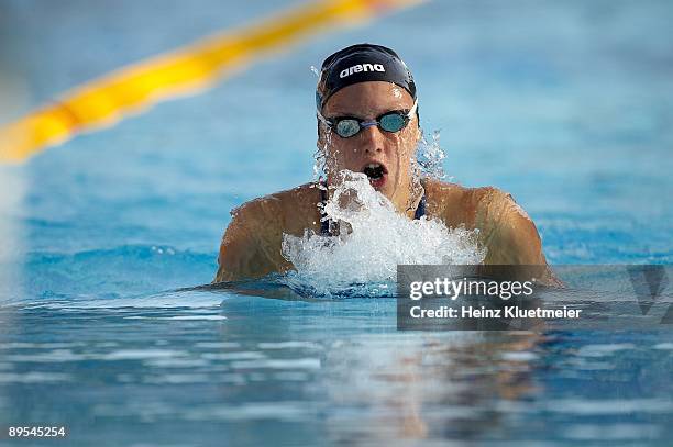 13th FINA World Championships: Hungary Katinka Hosszu in action during Women's 200M Individual Medley Semifinals at Foro Italico. Rome, Italy...