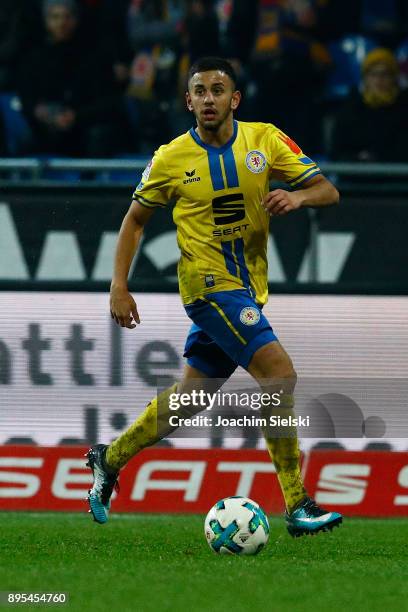 Ahmet Canbaz of Braunschweig during the Second Bundesliga match between Eintracht Braunschweig and Fortuna Duesseldorf at Eintracht Stadion on...