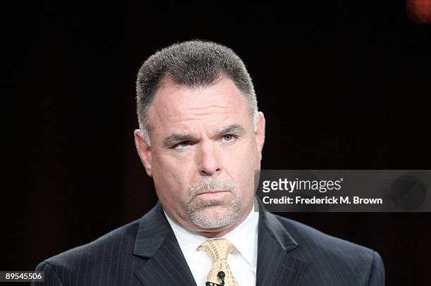 New York/New Jersey Police Director Gerry McCarthy speak during the Cable portion of the 2009 Summer Television Critics Association Press Tour at the...