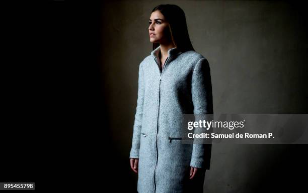 Lara Lopez poses during a portrait session at 'Tabacalera' on December 15, 2017 in Madrid, Spain.