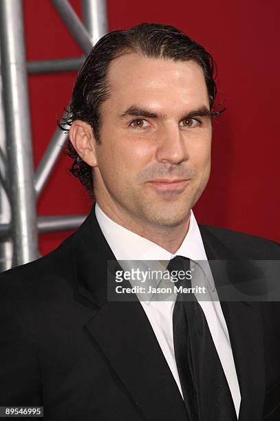 Actress Paul Schneider arrives at the "Lars and the Real Girl" Los Angeles Premiere at The Academy of Motion Picture Arts and Sciences on October 2,...