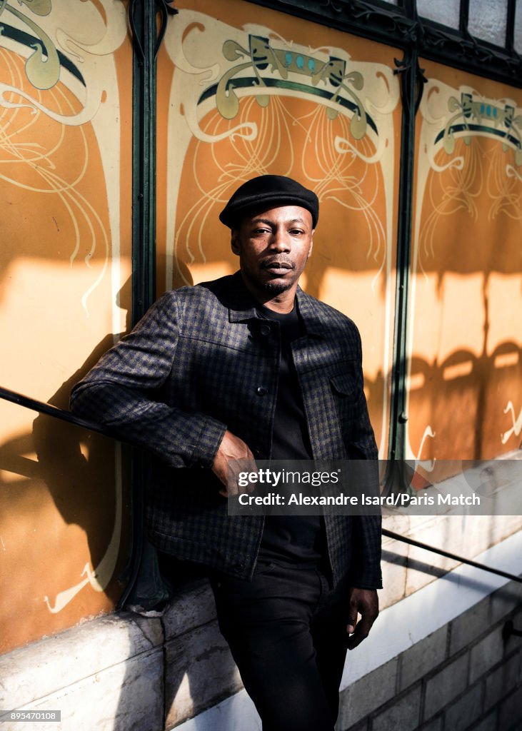 Solaar Rapper Rapper MC Solaar is photographed for Paris Match on October 16, 2017 ...
