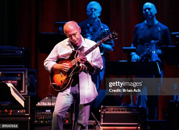 Larry Carlton of musical group Steely Dan performs at The Beacon Theatre on July 31, 2009 in New York City.