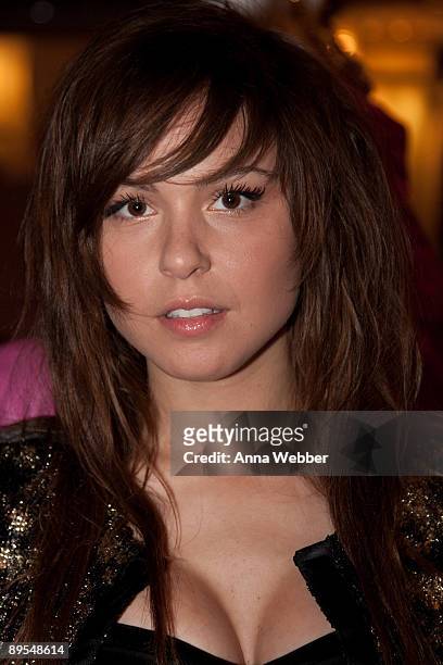 Actress Brittany Flickinger attends the Catch Boutique Launch at The Mark on April 30, 2009 in Los Angeles, California.
