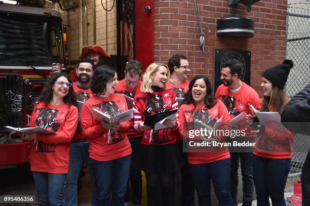 Captain Morgan, Anna Camp and the New York City Holiday Choristers took fun to another level with New York’s Bravest and showed them how to holiday...