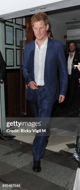 Prince Harry attends The Dark Knight Rises premiere afterparty on July 18, 2012 in London, England.