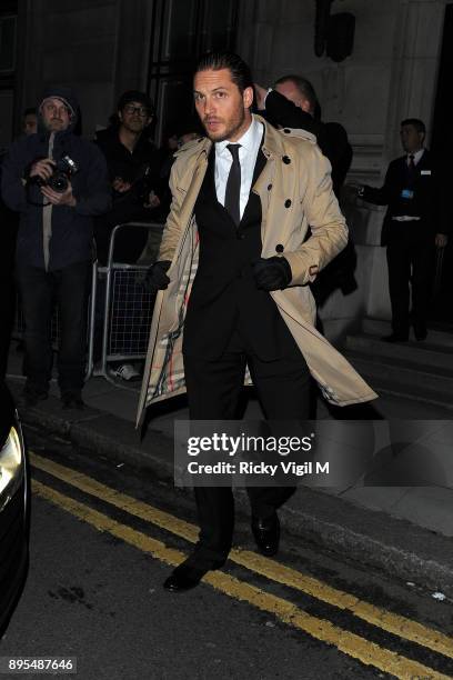 Tom Hardy attends The Dark Knight Rises premiere afterparty on July 18, 2012 in London, England.