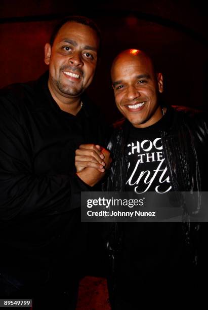 James Cruz and Tony Fair celebrate the partnership between Young Jeezy and Belvedere Vodka at Prime on July 31, 2009 in New York City.