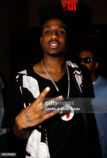 Fresh of the Retro Kids attends the celebration of the partnership between Young Jeezy and Belvedere Vodka at Prime on July 31, 2009 in New York City.