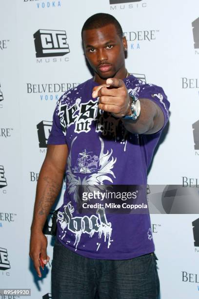 Artist Playboy celebrates the partnership between Young Jeezy and Belvedere Vodka at Prime on July 31, 2009 in New York City.