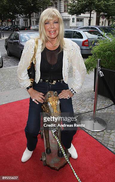 Actress Ingrid van Bergen arrives for the 65th birthday party of Udo Walz at Hotel Q on August 1, 2009 in Berlin, Germany.