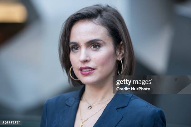 Veronica Echegui attends the 'Me Estas Matando Susana' movie photocall in Madrid on Dec 19, 2017