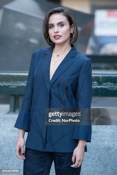 Veronica Echegui attends the 'Me Estas Matando Susana' movie photocall in Madrid on Dec 19, 2017