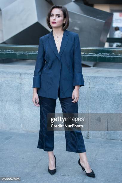 Veronica Echegui attends the 'Me Estas Matando Susana' movie photocall in Madrid on Dec 19, 2017