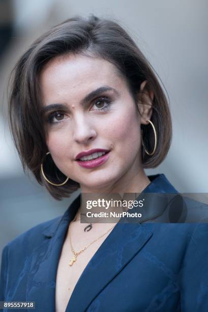 Veronica Echegui attends the 'Me Estas Matando Susana' movie photocall in Madrid on Dec 19, 2017