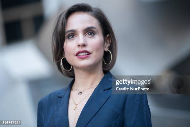 Veronica Echegui attends the 'Me Estas Matando Susana' movie photocall in Madrid on Dec 19, 2017