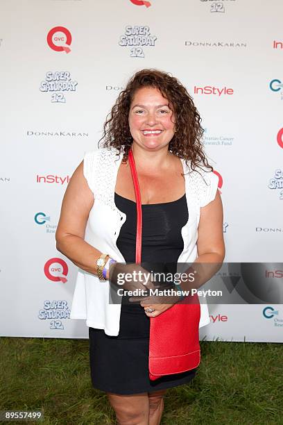 Actress Aida Turturro attends QVC's Super Saturday Live at Nova's Ark Project on August 1, 2009 in Water Mill, New York.