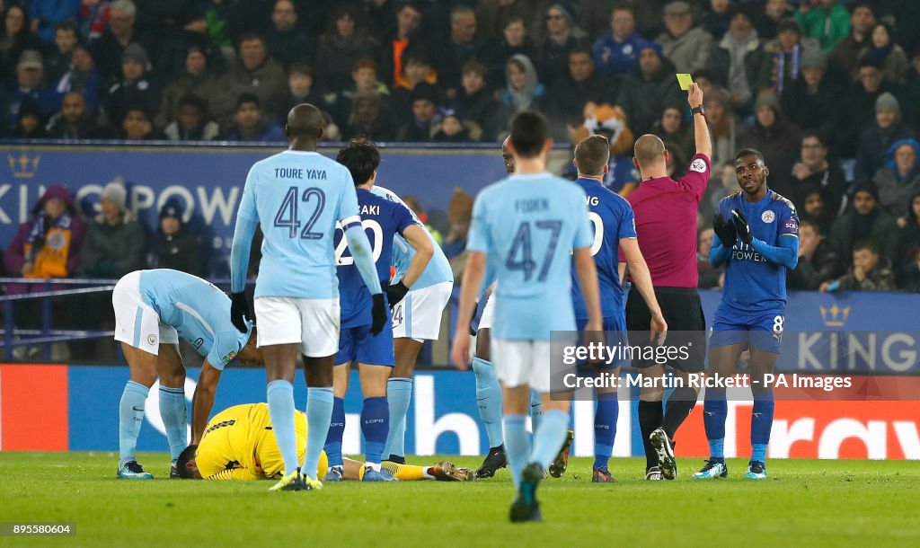 Leicester City v Manchester City - Carabao Cup - Quarter Final - King Power Stadium