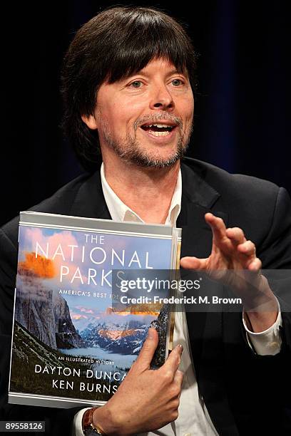 Filmmaker Ken Burns speaks at "Ken Burn's The National Parks: America's Best Idea" panel discussion during the PBS portion of the 2009 Summer...
