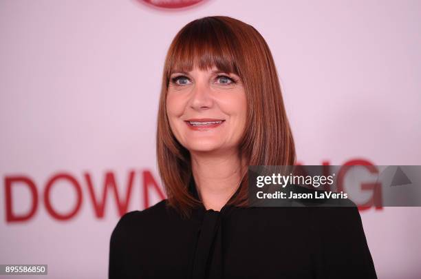 Actress Kerri Kenney Silver attends the premiere of "Downsizing" at Regency Village Theatre on December 18, 2017 in Westwood, California.