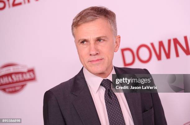 Actor Christoph Waltz attends the premiere of "Downsizing" at Regency Village Theatre on December 18, 2017 in Westwood, California.