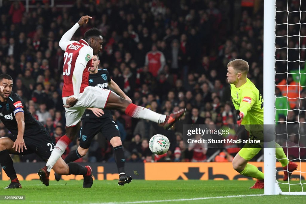 Arsenal v West Ham United - Carabao Cup Quarter Final