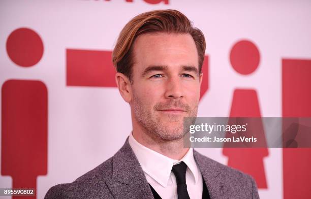 Actor James Van Der Beek attends the premiere of "Downsizing" at Regency Village Theatre on December 18, 2017 in Westwood, California.