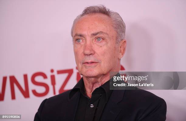 Actor Udo Kier attends the premiere of "Downsizing" at Regency Village Theatre on December 18, 2017 in Westwood, California.