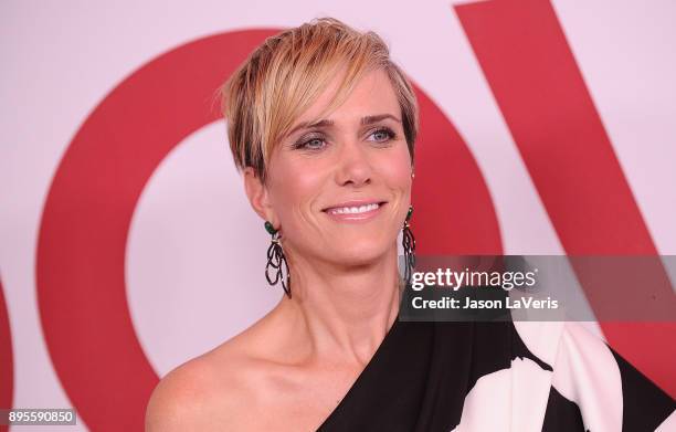 Actress Kristen Wiig attends the premiere of "Downsizing" at Regency Village Theatre on December 18, 2017 in Westwood, California.